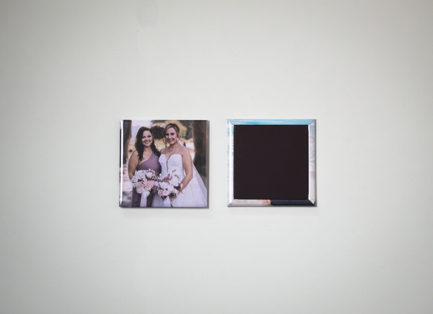 Collection of 6 personalized magnets size 2.5x2.5 inches