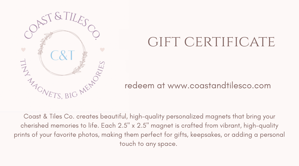 Coast & Tiles Co. Gift Certificate