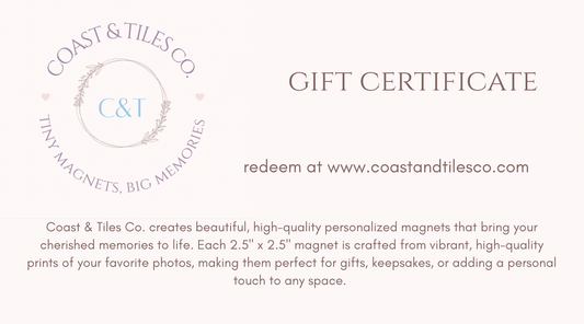 Coast & Tiles Co. Gift Certificate